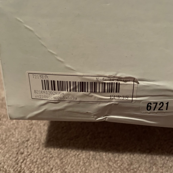 New Shein sock boots brown size 38 - Picture 6 of 6